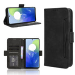 Custodia per telefono in pelle con slot per schede di consistenza al polpaccio, For Motorola Edge 50 Ultra / Moto X50 Ultra, For Motorola Edge 50 Pro, For Motorola Edge 50 Fusion, For Motorola Moto G04 / G24
