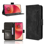 Custodia per telefono in pelle con slot per schede di consistenza al polpaccio, For Motorola Edge 50 Ultra / Moto X50 Ultra, For Motorola Edge 50 Pro, For Motorola Edge 50 Fusion, For Motorola Moto G04 / G24