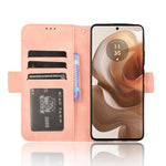 Custodia per telefono in pelle con slot per schede di consistenza al polpaccio, For Motorola Edge 50 Ultra / Moto X50 Ultra, For Motorola Edge 50 Pro, For Motorola Edge 50 Fusion, For Motorola Moto G04 / G24