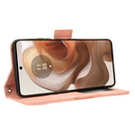 Custodia per telefono in pelle con slot per schede di consistenza al polpaccio, For Motorola Edge 50 Ultra / Moto X50 Ultra, For Motorola Edge 50 Pro, For Motorola Edge 50 Fusion, For Motorola Moto G04 / G24