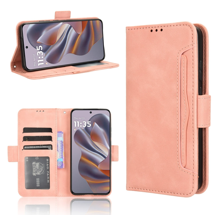 Custodia per telefono in pelle con slot per schede di consistenza al polpaccio, For Motorola Moto S50 5G / Edge 50 Neo, For Motorola Moto G35 5G, For Motorola Moto G55 5G, For Motorola Moto G45 5G / G34 5G