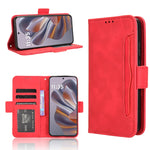Custodia per telefono in pelle con slot per schede di consistenza al polpaccio, For Motorola Moto S50 5G / Edge 50 Neo, For Motorola Moto G35 5G, For Motorola Moto G55 5G, For Motorola Moto G45 5G / G34 5G