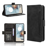 Custodia per telefono in pelle con slot per schede di consistenza al polpaccio, For Motorola Moto S50 5G / Edge 50 Neo, For Motorola Moto G35 5G, For Motorola Moto G55 5G, For Motorola Moto G45 5G / G34 5G