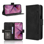 Custodia per telefono in pelle con slot per schede di consistenza al polpaccio, For Motorola Moto S50 5G / Edge 50 Neo, For Motorola Moto G35 5G, For Motorola Moto G55 5G, For Motorola Moto G45 5G / G34 5G