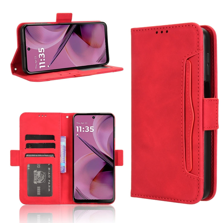 Custodia per telefono in pelle con slot per schede di consistenza al polpaccio, For Motorola Moto S50 5G / Edge 50 Neo, For Motorola Moto G35 5G, For Motorola Moto G55 5G, For Motorola Moto G45 5G / G34 5G