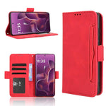 Custodia per telefono in pelle con slot per schede di consistenza al polpaccio, For Motorola Moto G06 / G06 Power, For Motorola Edge 70 5G, For Motorola Moto G56 / G66j / G66y 5G, For Motorola Edge 60 Pro / 60s Pro 5G