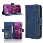Custodia per telefono in pelle con slot per schede di consistenza al polpaccio, For Motorola Moto G06 / G06 Power, For Motorola Edge 70 5G, For Motorola Moto G56 / G66j / G66y 5G, For Motorola Edge 60 Pro / 60s Pro 5G
