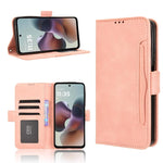 Custodia per telefono in pelle con slot per schede di consistenza al polpaccio, For Motorola Moto G06 / G06 Power, For Motorola Edge 70 5G, For Motorola Moto G56 / G66j / G66y 5G, For Motorola Edge 60 Pro / 60s Pro 5G