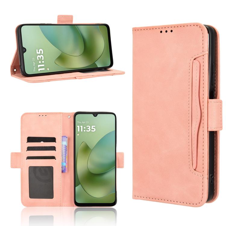 Custodia per telefono in pelle con slot per schede di consistenza al polpaccio, For Motorola Moto G06 / G06 Power, For Motorola Edge 70 5G, For Motorola Moto G56 / G66j / G66y 5G, For Motorola Edge 60 Pro / 60s Pro 5G