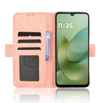 Custodia per telefono in pelle con slot per schede di consistenza al polpaccio, For Motorola Moto G06 / G06 Power, For Motorola Edge 70 5G, For Motorola Moto G56 / G66j / G66y 5G, For Motorola Edge 60 Pro / 60s Pro 5G