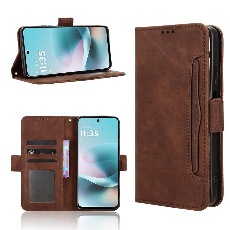 Custodia per telefono in pelle con slot per schede di consistenza al polpaccio, For Motorola Moto X70 Air Pro / Signature 5G, For Motorola Moto G17 / G17 Power 4G, For Motorola Edge 70 Fusion 5G, For Motorola Moto G67 Power / G57 Power