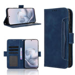 Custodia per telefono in pelle con slot per schede di consistenza al polpaccio, For Motorola Moto X70 Air Pro / Signature 5G, For Motorola Moto G17 / G17 Power 4G, For Motorola Edge 70 Fusion 5G, For Motorola Moto G67 Power / G57 Power