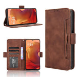 Custodia per telefono in pelle con slot per schede di consistenza al polpaccio, For Motorola Moto X70 Air Pro / Signature 5G, For Motorola Moto G17 / G17 Power 4G, For Motorola Edge 70 Fusion 5G, For Motorola Moto G67 Power / G57 Power