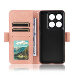 Custodia per telefono in pelle con slot per schede di consistenza al polpaccio, For Motorola Moto X70 Air Pro / Signature 5G, For Motorola Moto G17 / G17 Power 4G, For Motorola Edge 70 Fusion 5G, For Motorola Moto G67 Power / G57 Power