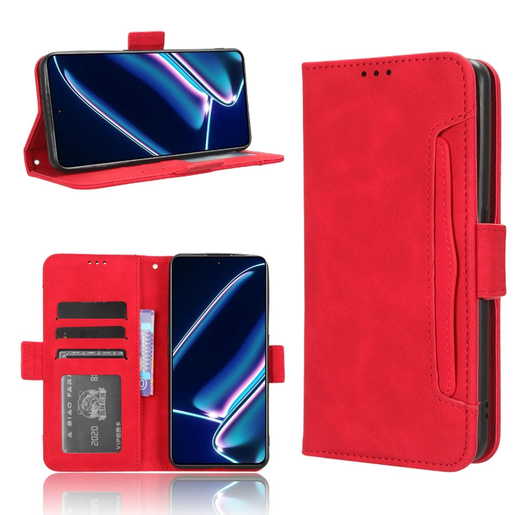 Custodia per telefono in pelle con slot per schede di consistenza al polpaccio, For Realme C65 4G, For Realme GT Neo5 SE