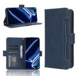 Custodia per telefono in pelle con slot per schede di consistenza al polpaccio, For Realme C65 4G, For Realme GT Neo5 SE