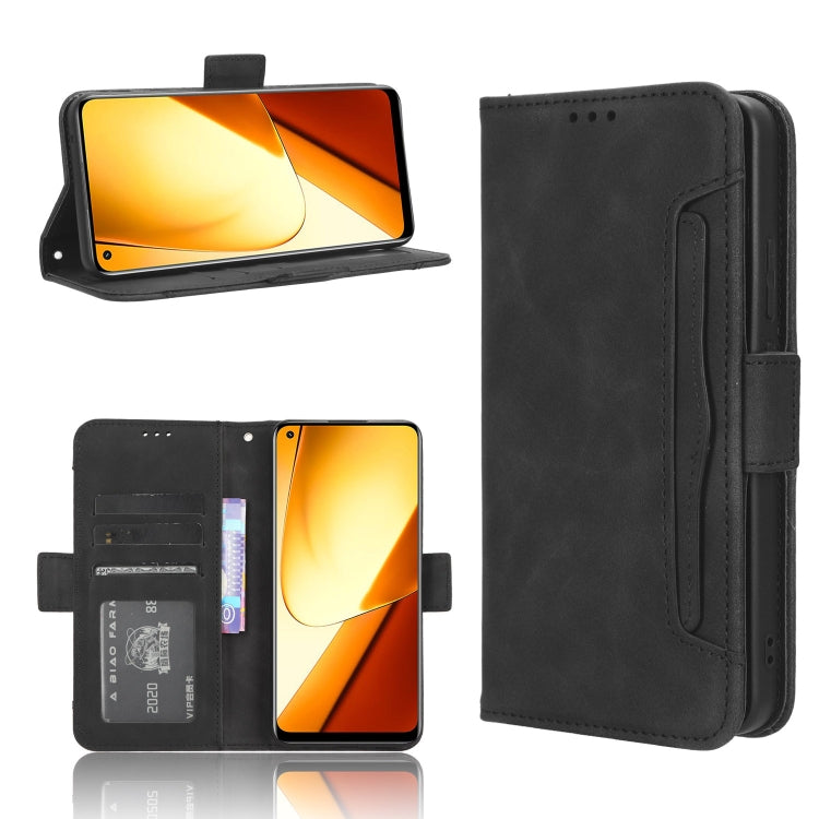 Custodia per telefono in pelle con slot per schede di consistenza al polpaccio, For Realme 11 5G Foreign / 11X, For Realme C53 / Narzo N53 4G, For Realme 11 5G, For Realme 11 Pro / 11 Pro+