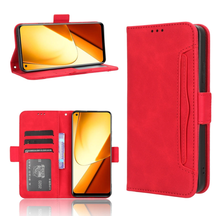 Custodia per telefono in pelle con slot per schede di consistenza al polpaccio, For Realme 11 5G Foreign / 11X, For Realme C53 / Narzo N53 4G, For Realme 11 5G, For Realme 11 Pro / 11 Pro+