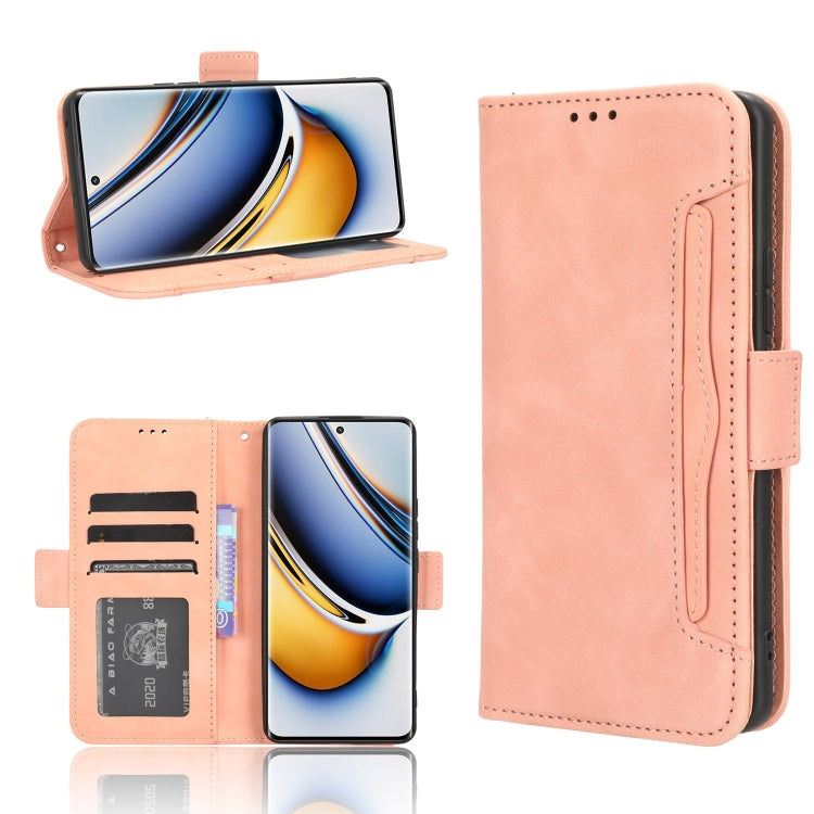 Custodia per telefono in pelle con slot per schede di consistenza al polpaccio, For Realme 11 5G Foreign / 11X, For Realme C53 / Narzo N53 4G, For Realme 11 5G, For Realme 11 Pro / 11 Pro+