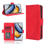 Custodia per telefono in pelle con slot per schede di consistenza al polpaccio, For Realme 11 5G Foreign / 11X, For Realme C53 / Narzo N53 4G, For Realme 11 5G, For Realme 11 Pro / 11 Pro+