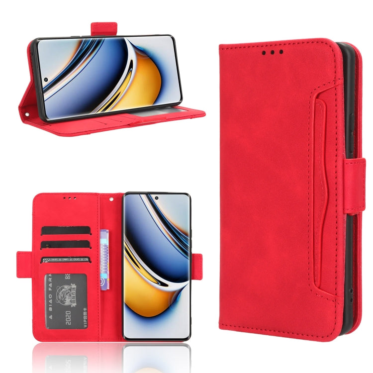 Custodia per telefono in pelle con slot per schede di consistenza al polpaccio, For Realme 11 5G Foreign / 11X, For Realme C53 / Narzo N53 4G, For Realme 11 5G, For Realme 11 Pro / 11 Pro+