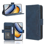 Custodia per telefono in pelle con slot per schede di consistenza al polpaccio, For Realme 11 5G Foreign / 11X, For Realme C53 / Narzo N53 4G, For Realme 11 5G, For Realme 11 Pro / 11 Pro+