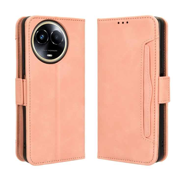 Custodia per telefono in pelle con slot per schede di consistenza al polpaccio, For Realme 11 5G Foreign / 11X, For Realme C53 / Narzo N53 4G, For Realme 11 5G, For Realme 11 Pro / 11 Pro+