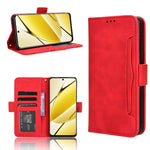 Custodia per telefono in pelle con slot per schede di consistenza al polpaccio, For Realme 11 5G Foreign / 11X, For Realme C53 / Narzo N53 4G, For Realme 11 5G, For Realme 11 Pro / 11 Pro+