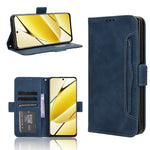 Custodia per telefono in pelle con slot per schede di consistenza al polpaccio, For Realme 11 5G Foreign / 11X, For Realme C53 / Narzo N53 4G, For Realme 11 5G, For Realme 11 Pro / 11 Pro+