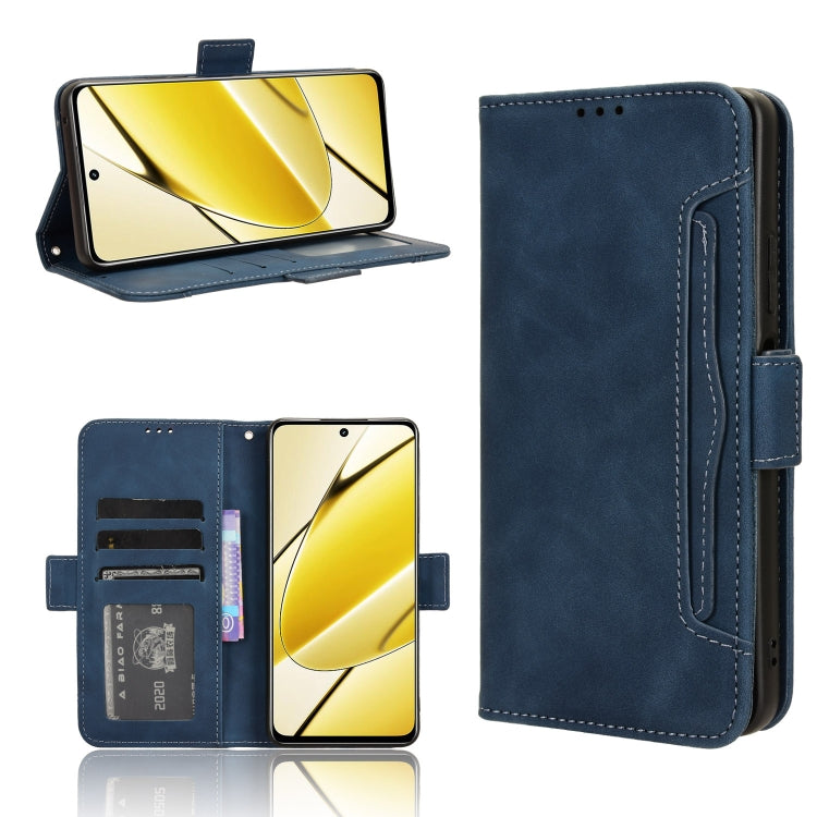 Custodia per telefono in pelle con slot per schede di consistenza al polpaccio, For Realme 11 5G Foreign / 11X, For Realme C53 / Narzo N53 4G, For Realme 11 5G, For Realme 11 Pro / 11 Pro+