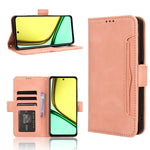 Custodia per telefono in pelle con slot per schede di consistenza al polpaccio, For Realme GT 6 / GT 6T / GT Neo6, For Realme C63 4G / C61 4G / Narzo N63 4G, For Realme 12 Lite 4G, For Realme GT Neo6 SE 5G
