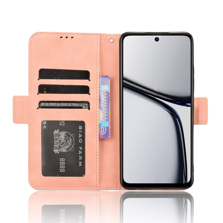 Custodia per telefono in pelle con slot per schede di consistenza al polpaccio, For Realme C65 4G, For Realme GT Neo5 SE