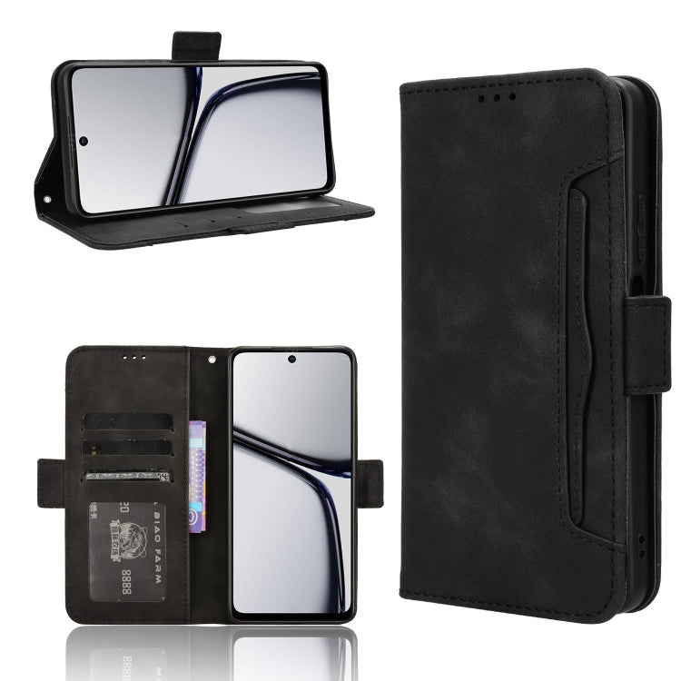 Custodia per telefono in pelle con slot per schede di consistenza al polpaccio, For Realme C65 4G, For Realme GT Neo5 SE