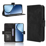Custodia per telefono in pelle con slot per schede di consistenza al polpaccio, For Realme GT 6 / GT 6T / GT Neo6, For Realme C63 4G / C61 4G / Narzo N63 4G, For Realme 12 Lite 4G, For Realme GT Neo6 SE 5G