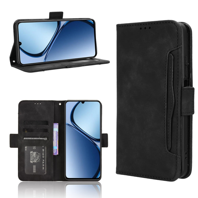 Custodia per telefono in pelle con slot per schede di consistenza al polpaccio, For Realme GT 6 / GT 6T / GT Neo6, For Realme C63 4G / C61 4G / Narzo N63 4G, For Realme 12 Lite 4G, For Realme GT Neo6 SE 5G
