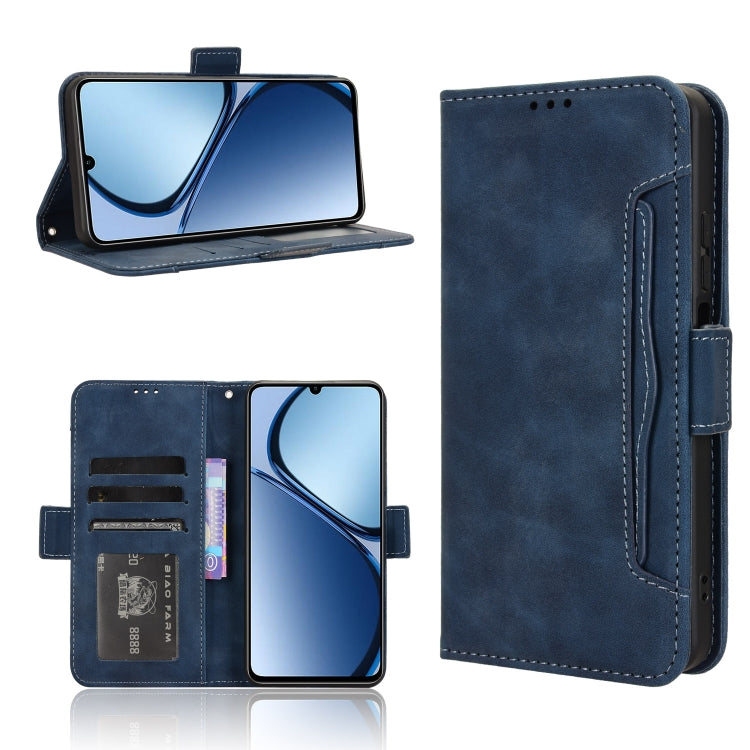 Custodia per telefono in pelle con slot per schede di consistenza al polpaccio, For Realme GT 6 / GT 6T / GT Neo6, For Realme C63 4G / C61 4G / Narzo N63 4G, For Realme 12 Lite 4G, For Realme GT Neo6 SE 5G