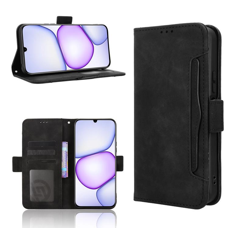 Custodia per telefono in pelle con slot per schede di consistenza al polpaccio, For Realme 16T 5G, For Realme C100i 4G / C100x 4G, For Realme C100 4G, For Realme C83 5G / P4 Lite 5G