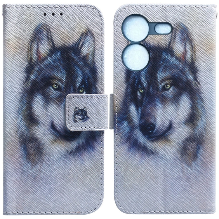 Custodia per cellulare in pelle flip con disegno colorato, For Tecno Pova 5