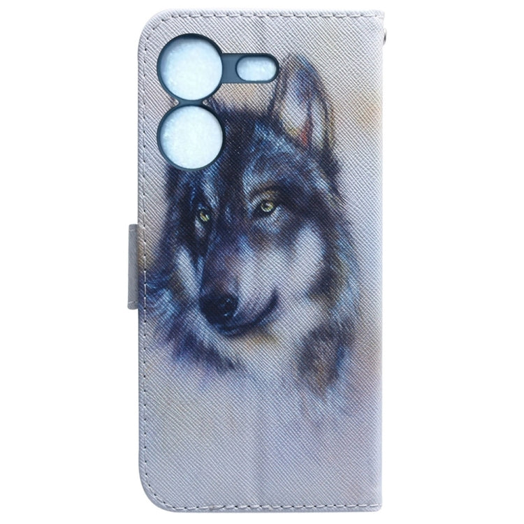 Custodia per cellulare in pelle flip con disegno colorato, For Tecno Pova 5