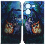 Custodia per cellulare in pelle flip con disegno colorato, For Tecno Pova 5