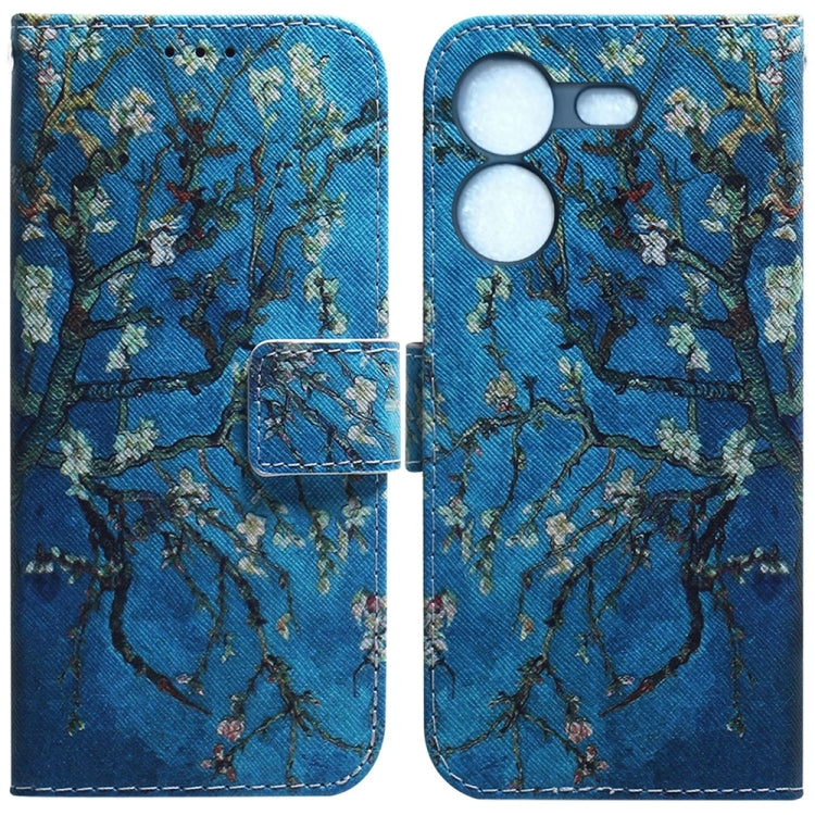 Custodia per cellulare in pelle flip con disegno colorato, For Tecno Pova 5