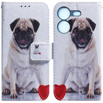Custodia per cellulare in pelle flip con disegno colorato, For Tecno Pova 5