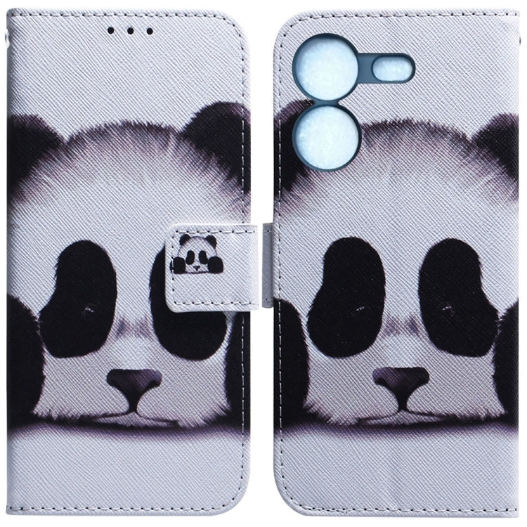 Custodia per cellulare in pelle flip con disegno colorato, For Tecno Pova 5