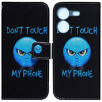 Custodia per cellulare in pelle flip con disegno colorato, For Tecno Pova 5