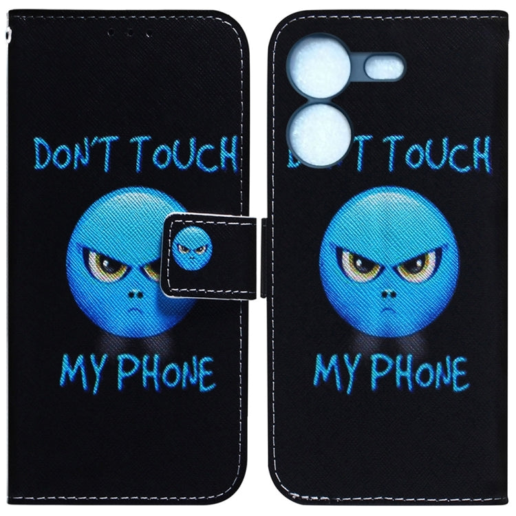 Custodia per cellulare in pelle flip con disegno colorato, For Tecno Pova 5