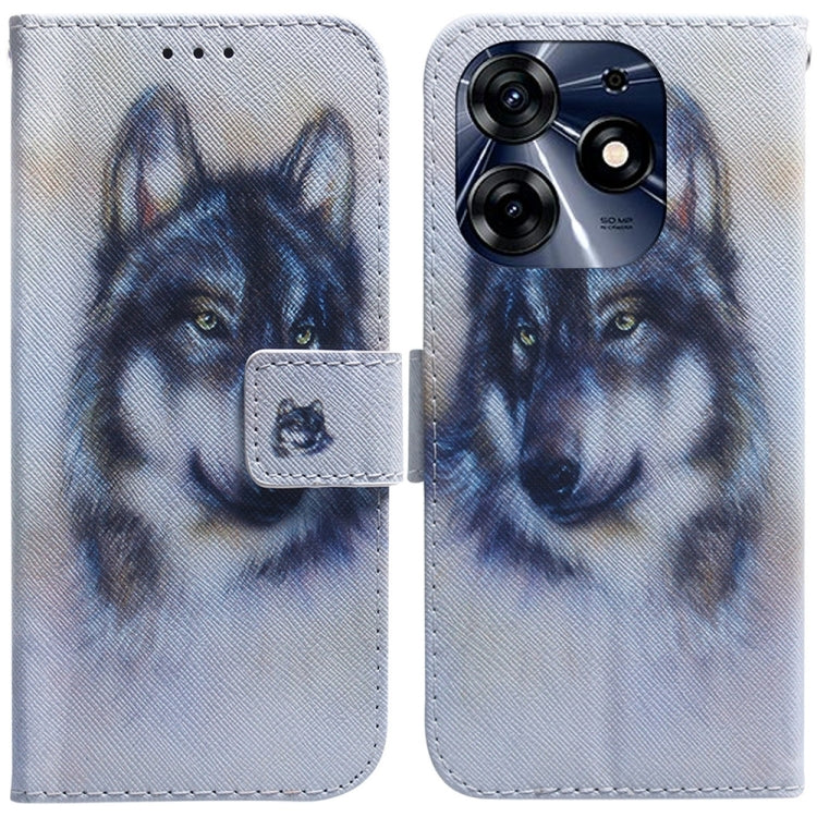 Custodia per cellulare in pelle flip con disegno colorato, For Tecno Spark 10 / Spark 10C, For Tecno Spark 10 Pro