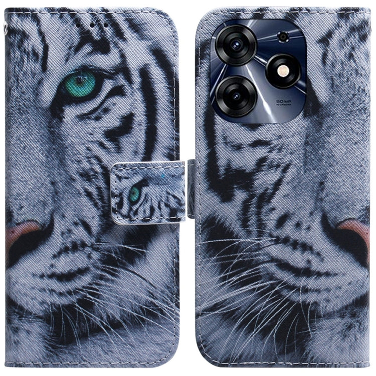 Custodia per cellulare in pelle flip con disegno colorato, For Tecno Spark 10 / Spark 10C, For Tecno Spark 10 Pro