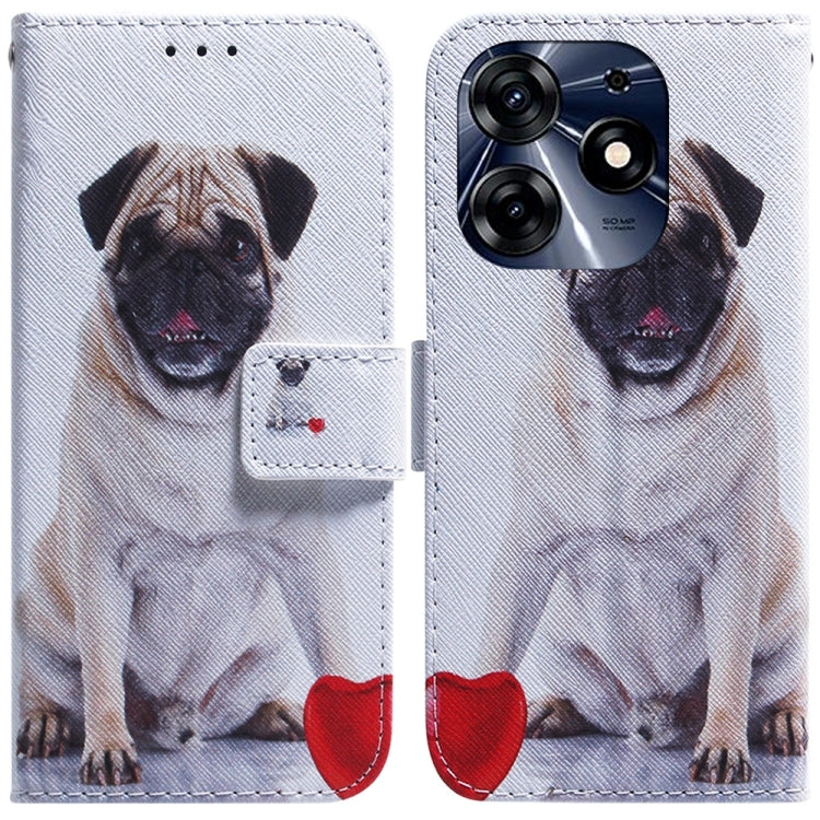 Custodia per cellulare in pelle flip con disegno colorato, For Tecno Spark 10 / Spark 10C, For Tecno Spark 10 Pro