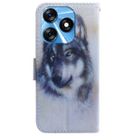 Custodia per cellulare in pelle flip con disegno colorato, For Tecno Spark 10 / Spark 10C, For Tecno Spark 10 Pro