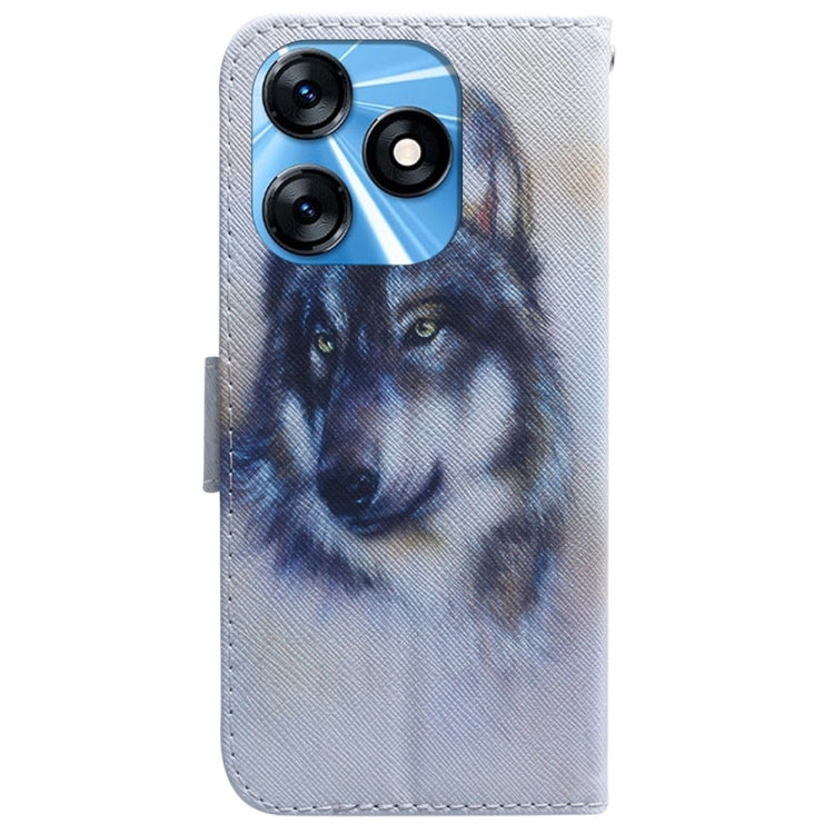 Custodia per cellulare in pelle flip con disegno colorato, For Tecno Spark 10 / Spark 10C, For Tecno Spark 10 Pro